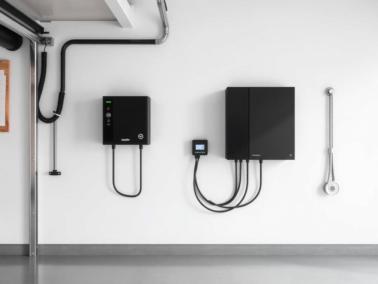 Wall-mounted lithium home battery system